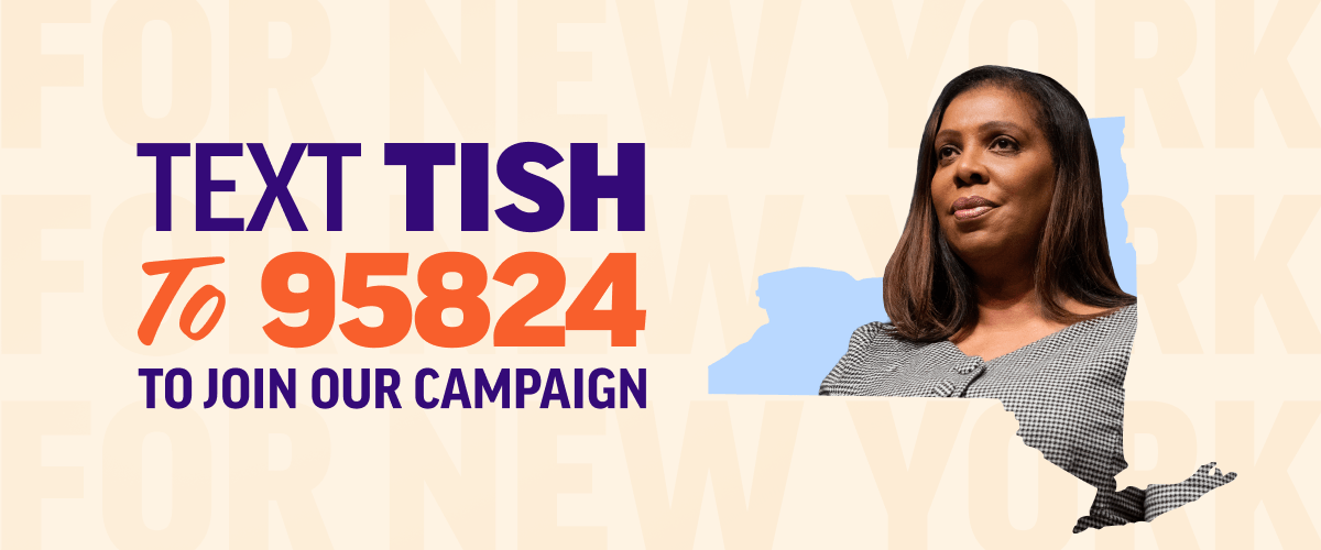 Text Tish to 95824 to Join Our Campaign